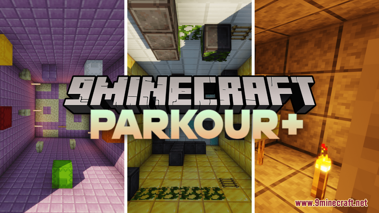 Parkour+ Map (1.21.1, 1.20.1) - More Parkour! 1