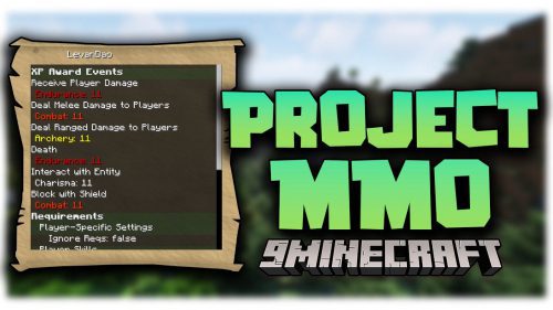 Project MMO Mod (1.21, 1.20.1) – Level Up your Character Thumbnail