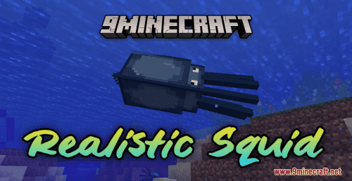 Realistic Squid Resource Pack (1.20.6, 1.20.1) – Texture Pack Thumbnail