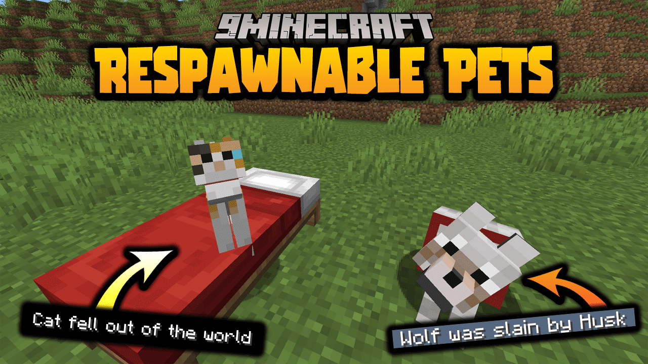 Respawnable Pets Data Pack (1.19.3, 1.19.2) - Respawn Mechanic for Pets 1