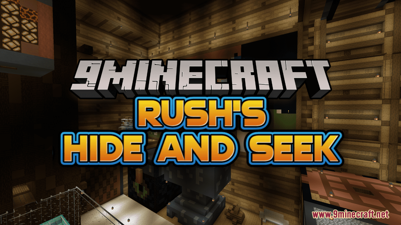 Rush's Hide and Seek Map (1.21.1, 1.20.1) - Hide and Seek Around The House 1