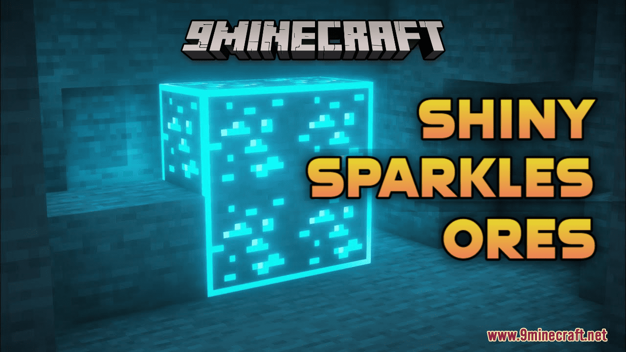 Shiny Sparkles Ores Resource Pack (1.20.6, 1.20.1) - Texture Pack 1