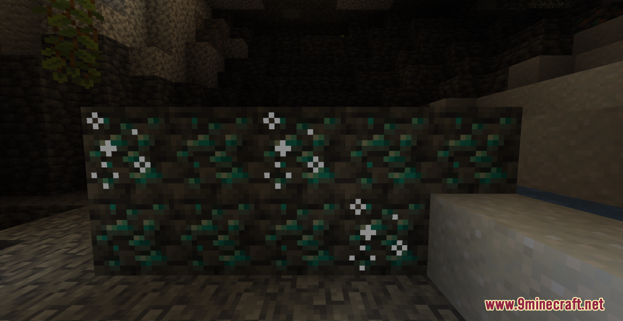 Shiny Sparkles Ores Resource Pack (1.20.6, 1.20.1) - Texture Pack 6