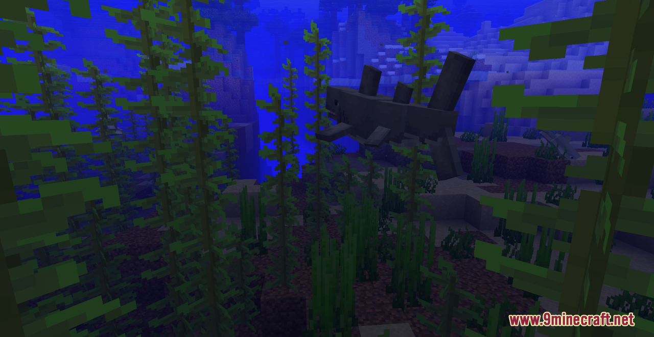 Shiny's Sharks Resource Pack (1.20.6, 1.20.1) - Texture Pack 3