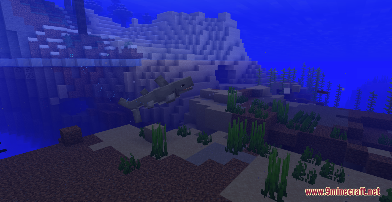 Shiny's Sharks Resource Pack (1.20.6, 1.20.1) - Texture Pack 4