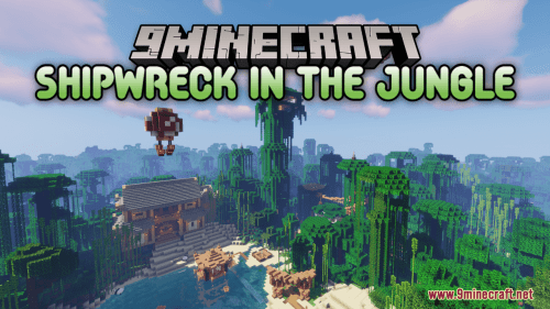 Shipwreck in the Jungle Map (1.21.1, 1.20.1) – The Start of A Great Journey Thumbnail