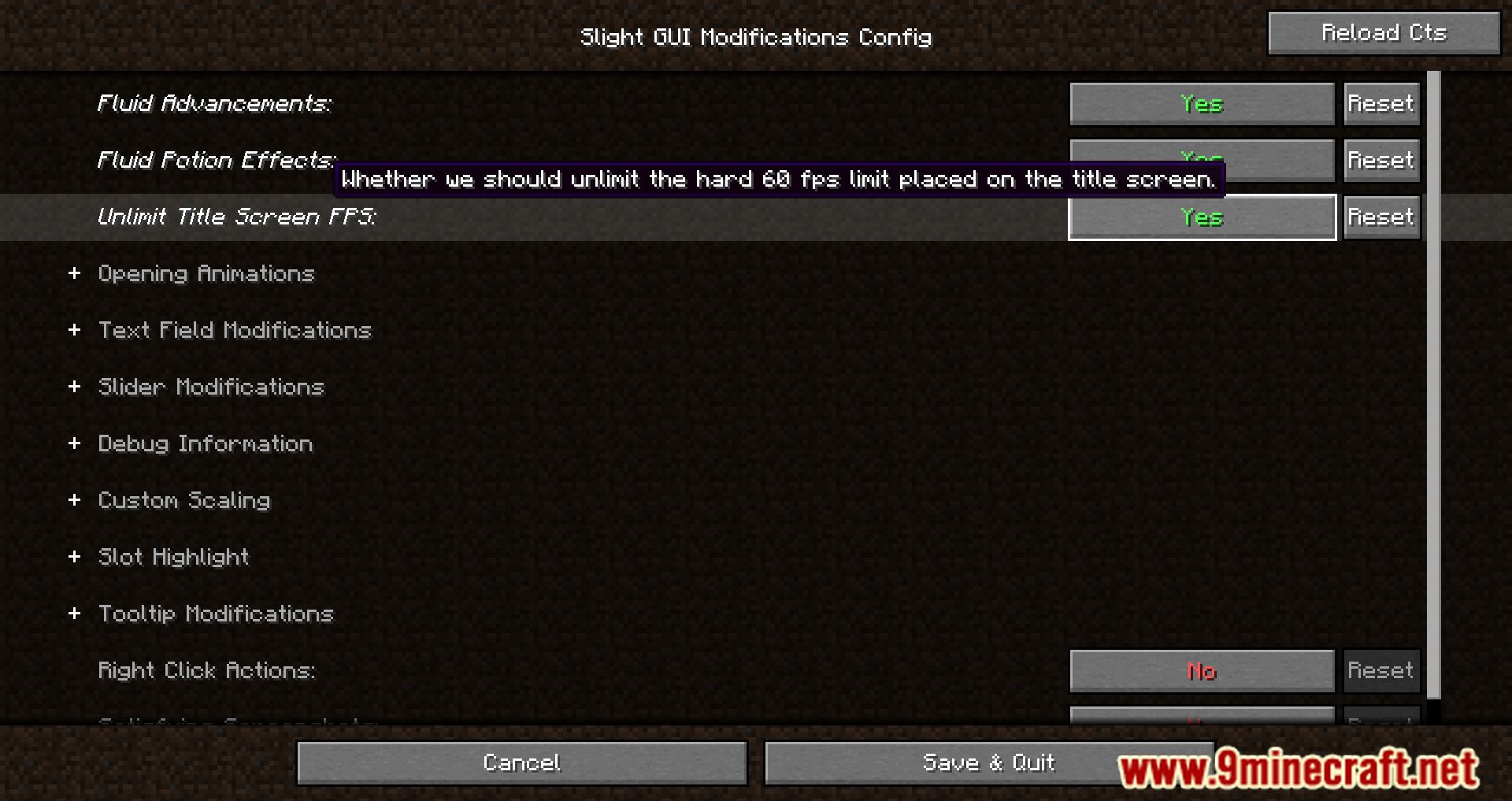 Slight Gui Modifications Mod (1.20.1, 1.19.4) - New Settings 3