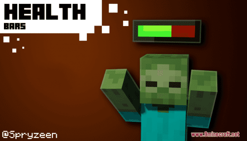 Spryzeen’s Health Bars Resource Pack (1.21, 1.20.1) – Texture Pack Thumbnail
