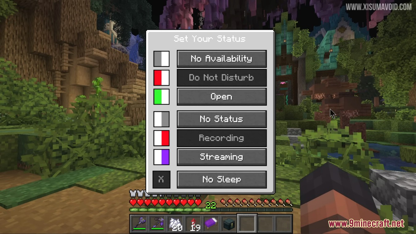 Status Mod (1.20.4, 1.19.4) - Set Your Own Status 3