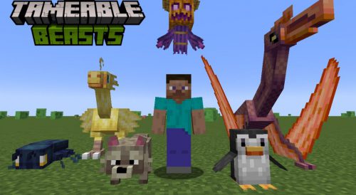 Tameable Beasts Mod (1.19.2, 1.19) – Flying with the Phoenix Thumbnail