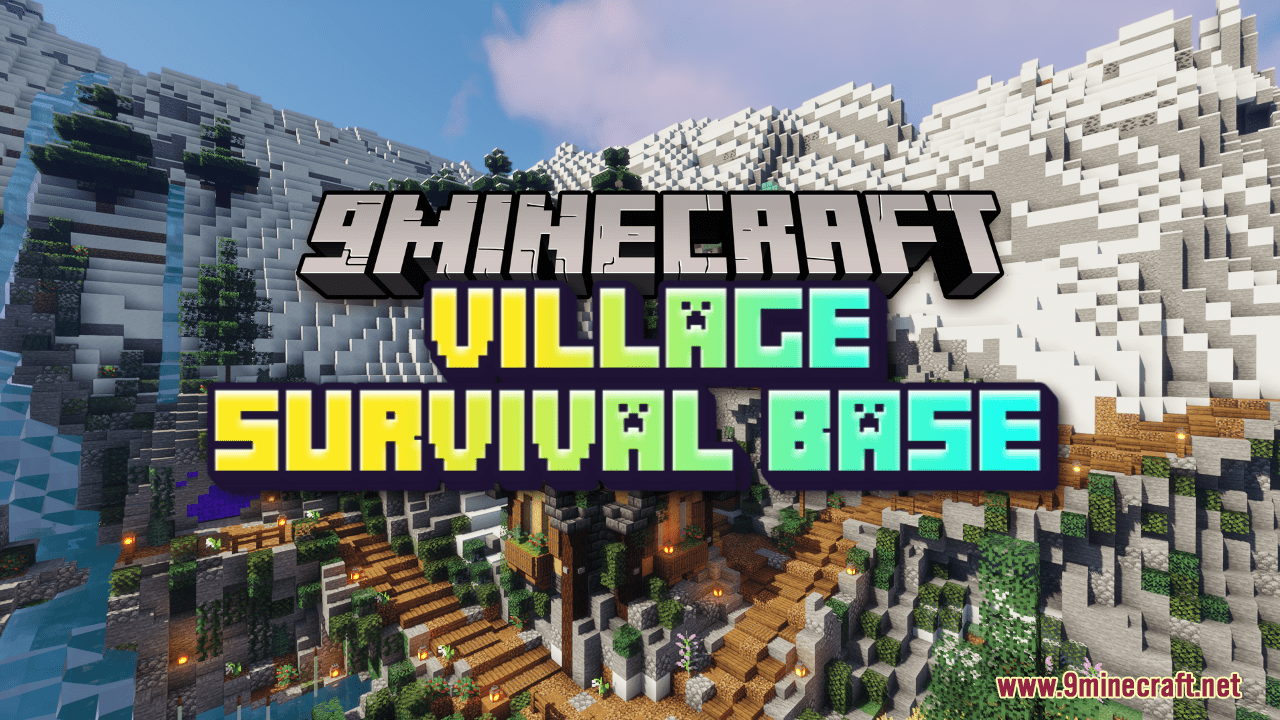 The Village Survival Base Map (1.21.1, 1.20.1) - Everything You Need to Survive 1