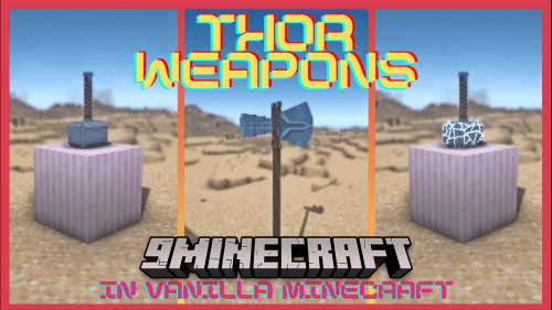 Thor Weapons Data Pack (1.19.3, 1.19.2) – God Of Thunder Weapons! Thumbnail