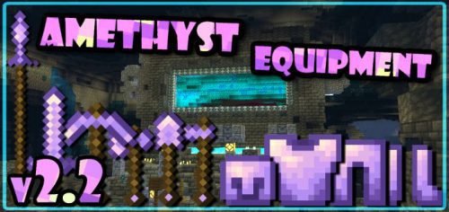 Amethyst Equipment Addon (1.20, 1.19) – Armor, Tools, and Spear Thumbnail