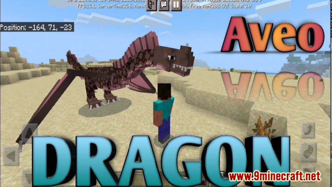 Aveo Dragon Addon (1.19, 1.18) - MCPE/Bedrock Mod 1