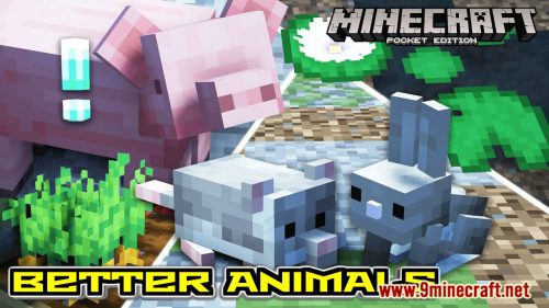 Better Animals Plus Texture Pack (1.20, 1.19) – Minecraft PE/Bedrock Thumbnail