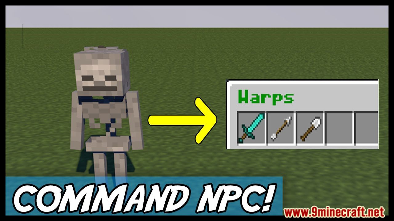 CommandNPC Plugin (1.12.2) – Bukkit, Spigot, Paper 1