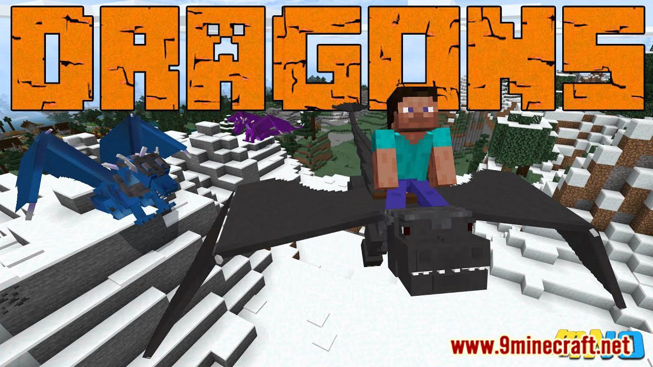 Dragon Addon (1.19, 1.18) - MCPE/Bedrock Mod 1