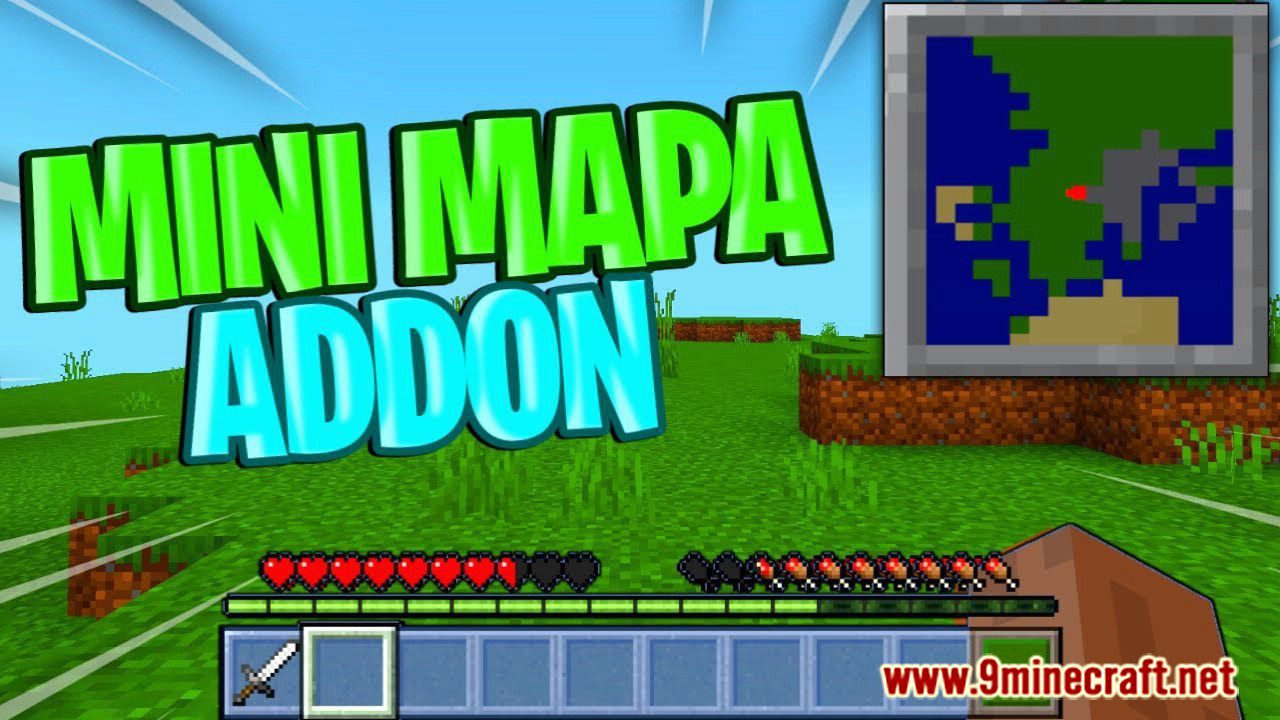 DxH's Minimap Addon (1.19, 1.18) - MCPE/Bedrock Mod 1