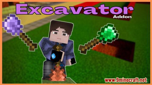 Excavators Addon (1.19) – MCPE/Bedrock Mod Thumbnail