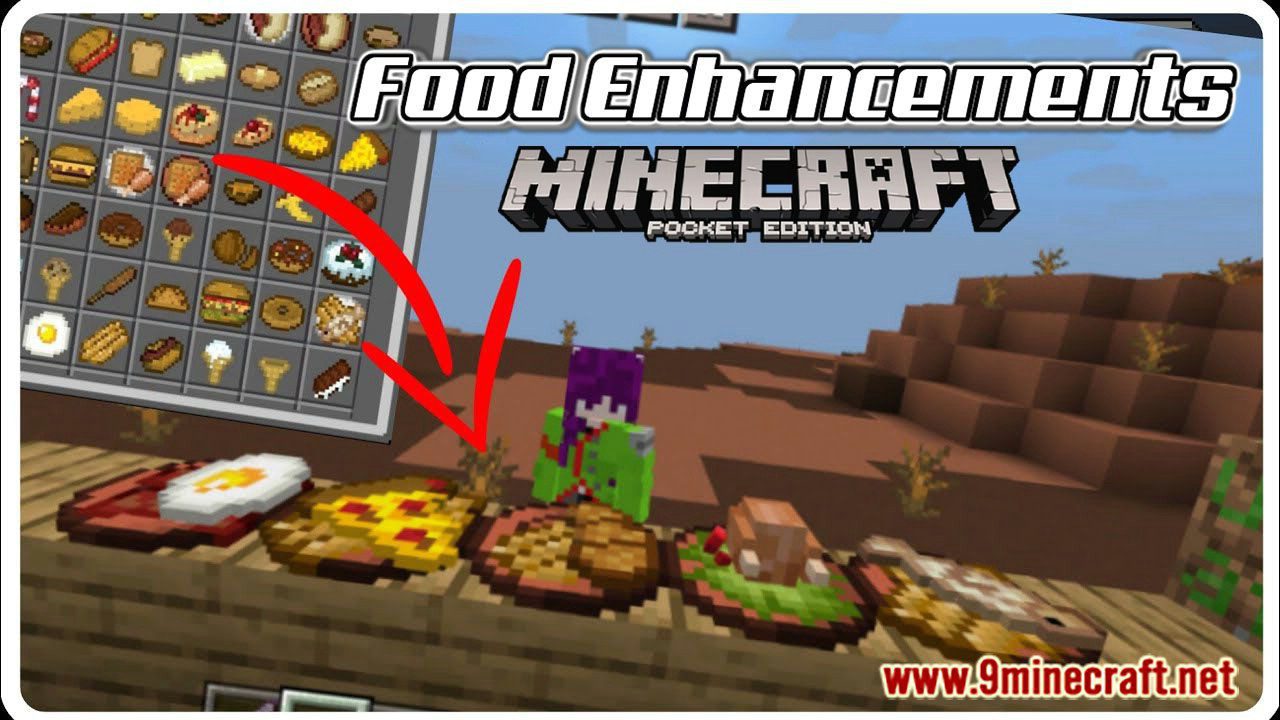 Food Enhancements Addon (1.19, 1.18) for Minecraft PE/Bedrock 1