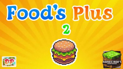 Foods Plus 2 Addon (1.19, 1.18) – MCPE/Bedrock Mod Thumbnail