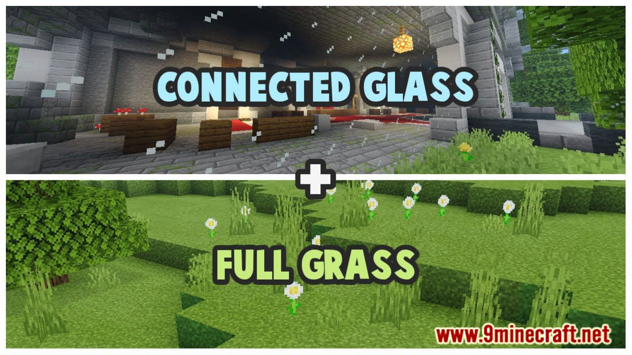 Full Blocks Connected Textures (1.19, 1.18) - MCPE/Bedrock Texture Pack 1