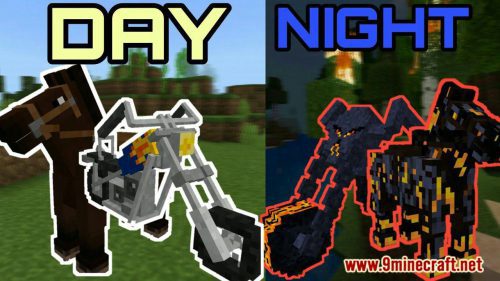 Ghost Rider’s Hell Cycle Addon (1.19) for Minecraft PE/Bedrock Thumbnail