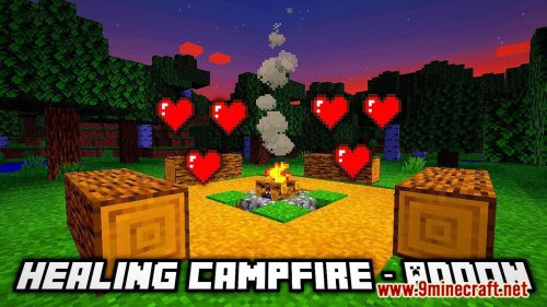 Healing Campfire Addon (1.19) – MCPE/Bedrock Mod Thumbnail