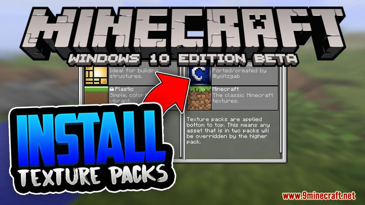 How To Install Minecraft PE Resource/Texture Packs for Windows 10 Edition 1