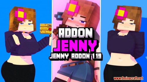 Jenny Addon (1.19, 1.18) – Virtual Girlfriend Mod for MCPE/Bedrock Thumbnail