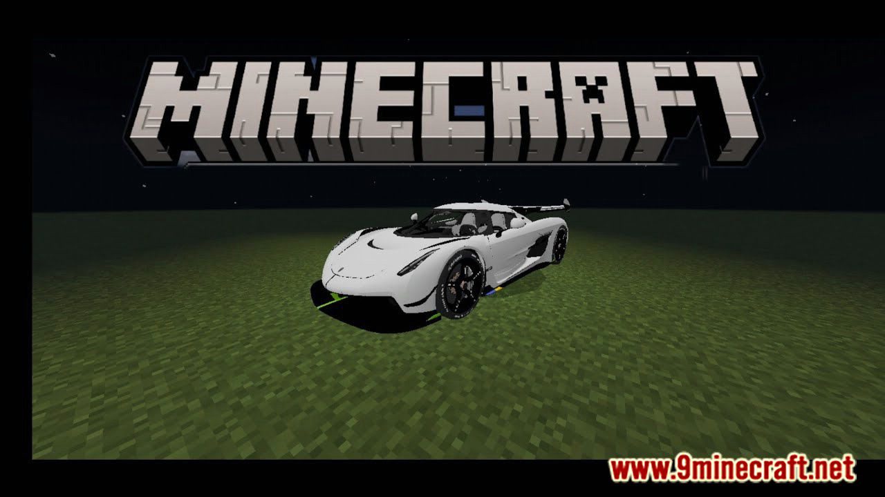 Koenigsegg Jesko Addon (1.19, 1.18) - MCPE/Bedrock Mod 1