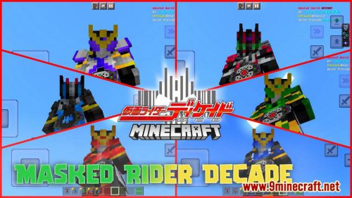 Masked Rider Decade Addon (1.19) – MCPE/Bedrock Mod Thumbnail