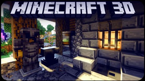 Minecraft 3D Pack (1.19, 1.18) – Realistic RTX Pack for MCPE/Bedrock Thumbnail