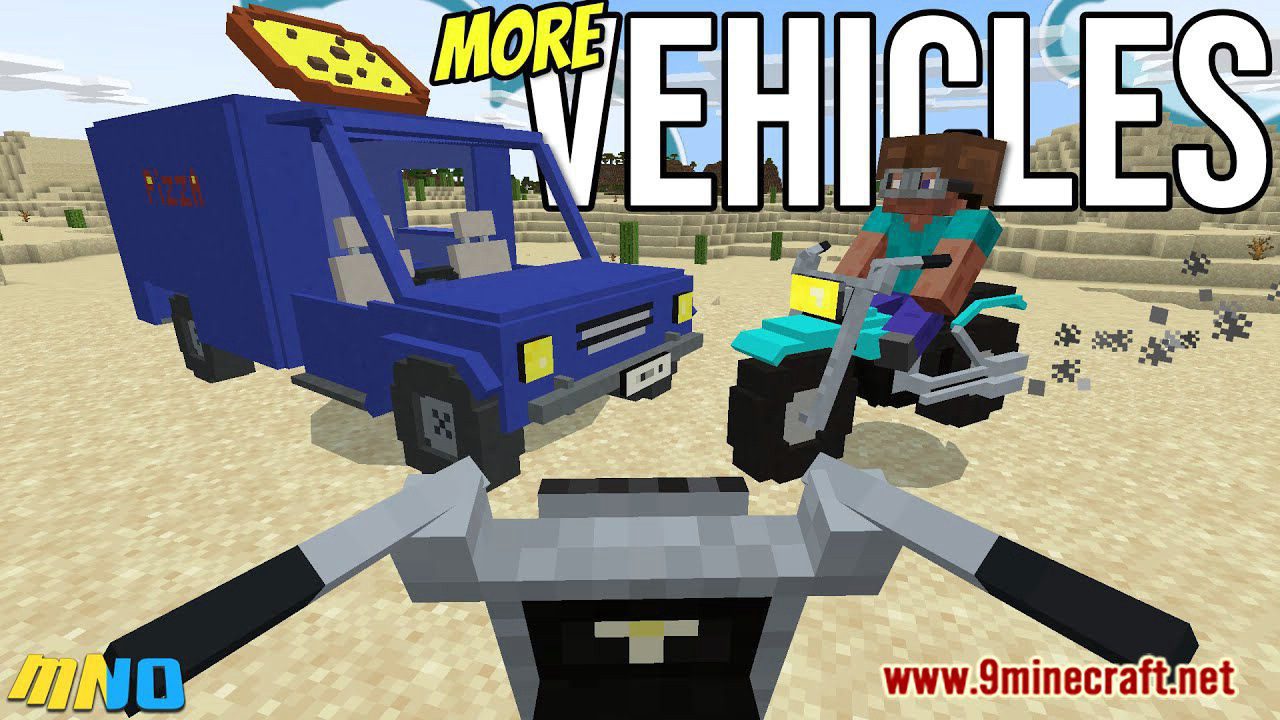 More Vehicles Addon (1.19, 1.18) - MCPE/Bedrock Mod 1