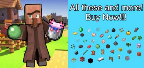 More Village Trade Options Addon (1.19) – MCPE/Bedrock Mod Thumbnail