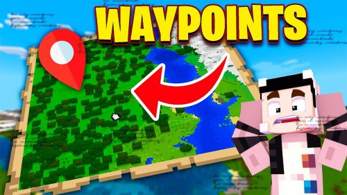 Multiplayer Waypoint System Addon (1.21, 1.20) – Minecraft PE/Bedrock Mod Thumbnail