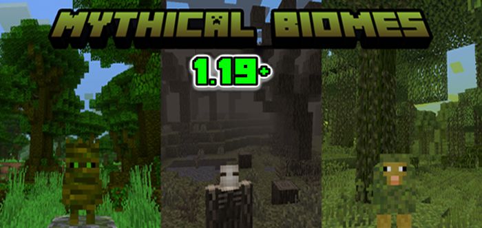 Mythical Biomes Addon (1.20, 1.19) - MCPE/Bedrock Mod 1