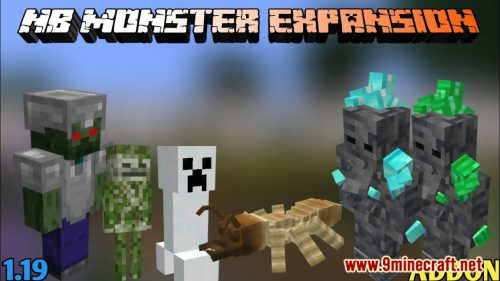 NB Monster Expanded Addon (1.20, 1.19) – MCPE/Bedrock Mod Thumbnail