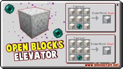 Open Blocks Elevators Addon (1.20, 1.19) – MCPE/Bedrock Mod Thumbnail