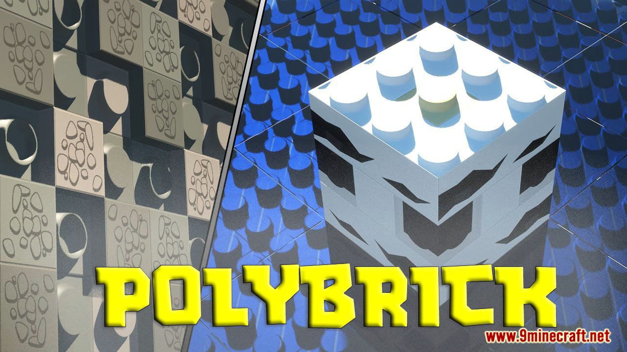 Polybrick Resource Pack (1.20.6, 1.20.1) - LEGO Like Texture Pack 1