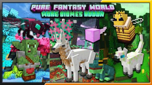 Pure Fantasy World Addon (1.19) – MCPE/Bedrock Mod Thumbnail