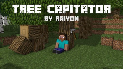 Raiyon’s Tree Capitator Addon (1.19) – MCPE/Bedrock Tree Chop Mod Thumbnail