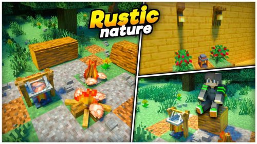 Rustic Nature Addon (1.19) – MCPE/Bedrock Mod Thumbnail