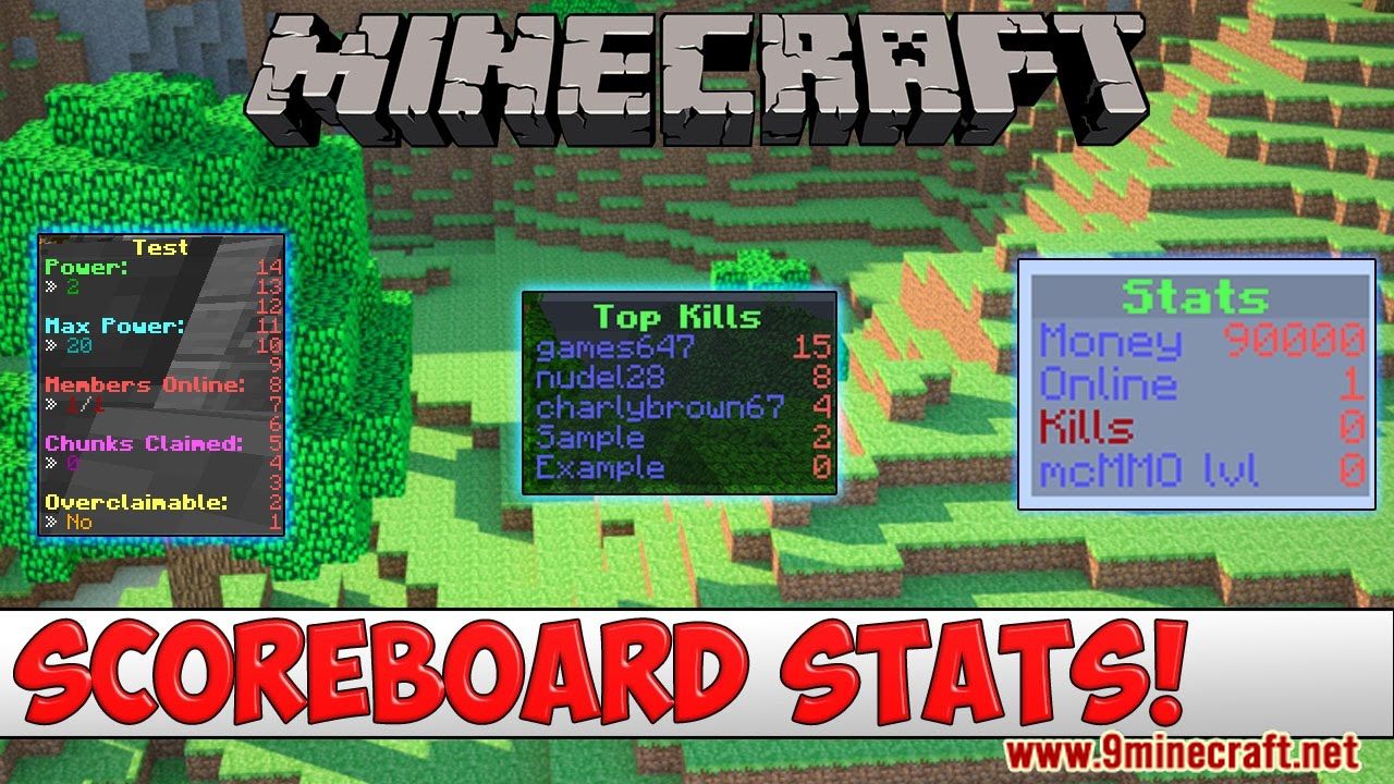 ScoreboardStatsX Plugin (1.12.2) – Bukkit, Spigot, Paper 1