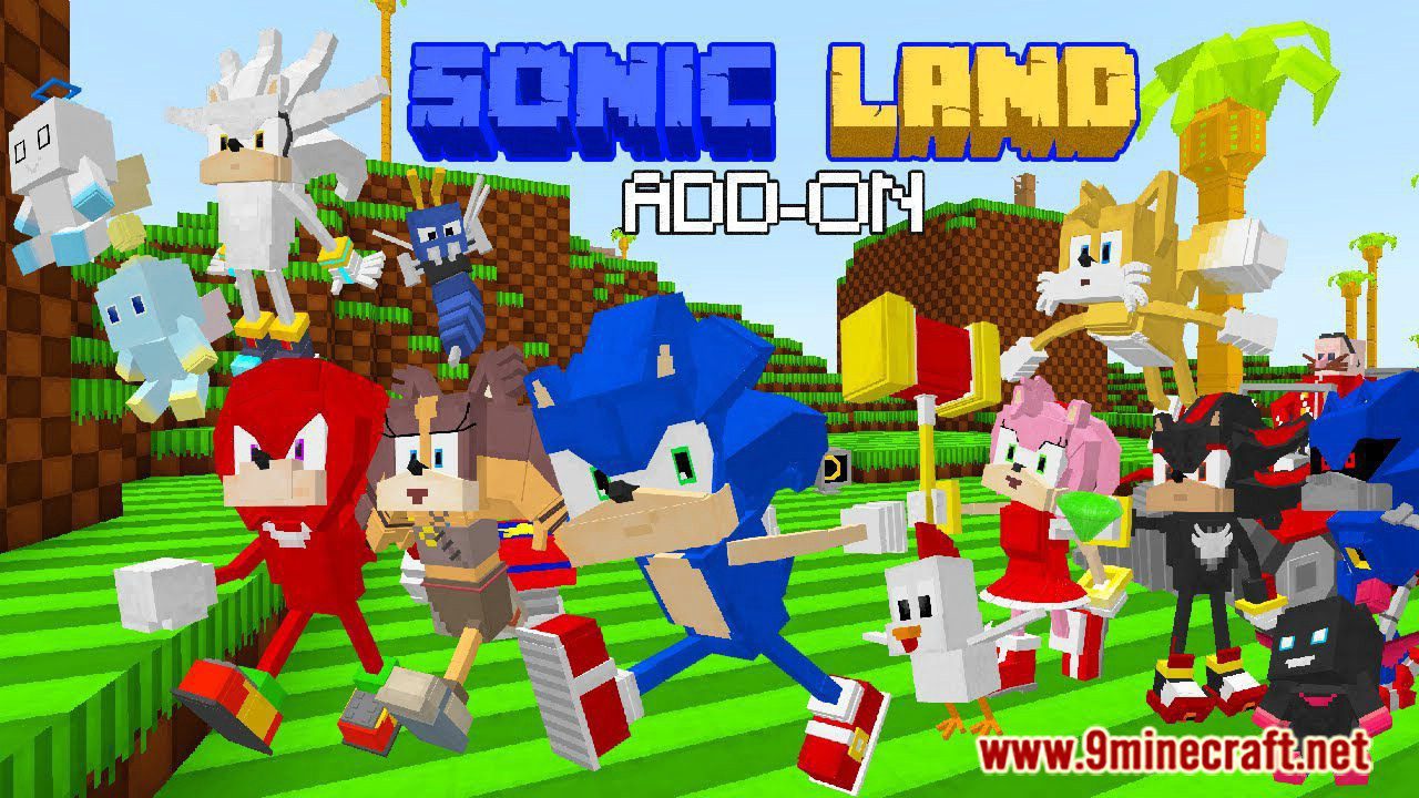 Sonic Land Addon (1.20, 1.19) - Minecraft PE/Bedrock Mod 1