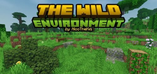 The Wild Environment Addon (1.20, 1.19) – MCPE/Bedrock Mod Thumbnail