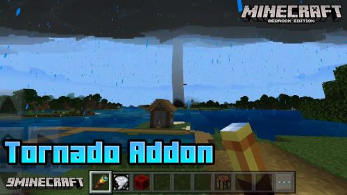 Tornado Addon (1.20, 1.19) – MCPE/Bedrock Mod Thumbnail