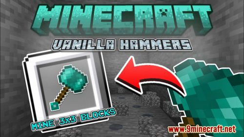 Vanilla Hammers Addon (1.20, 1.19) – MCPE/Bedrock Mod Thumbnail