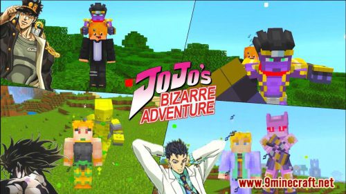 JoJo’s Bizarre Adventure Stand Disc Addon (1.20, 1.19) – MCPE/Bedrock Mod Thumbnail