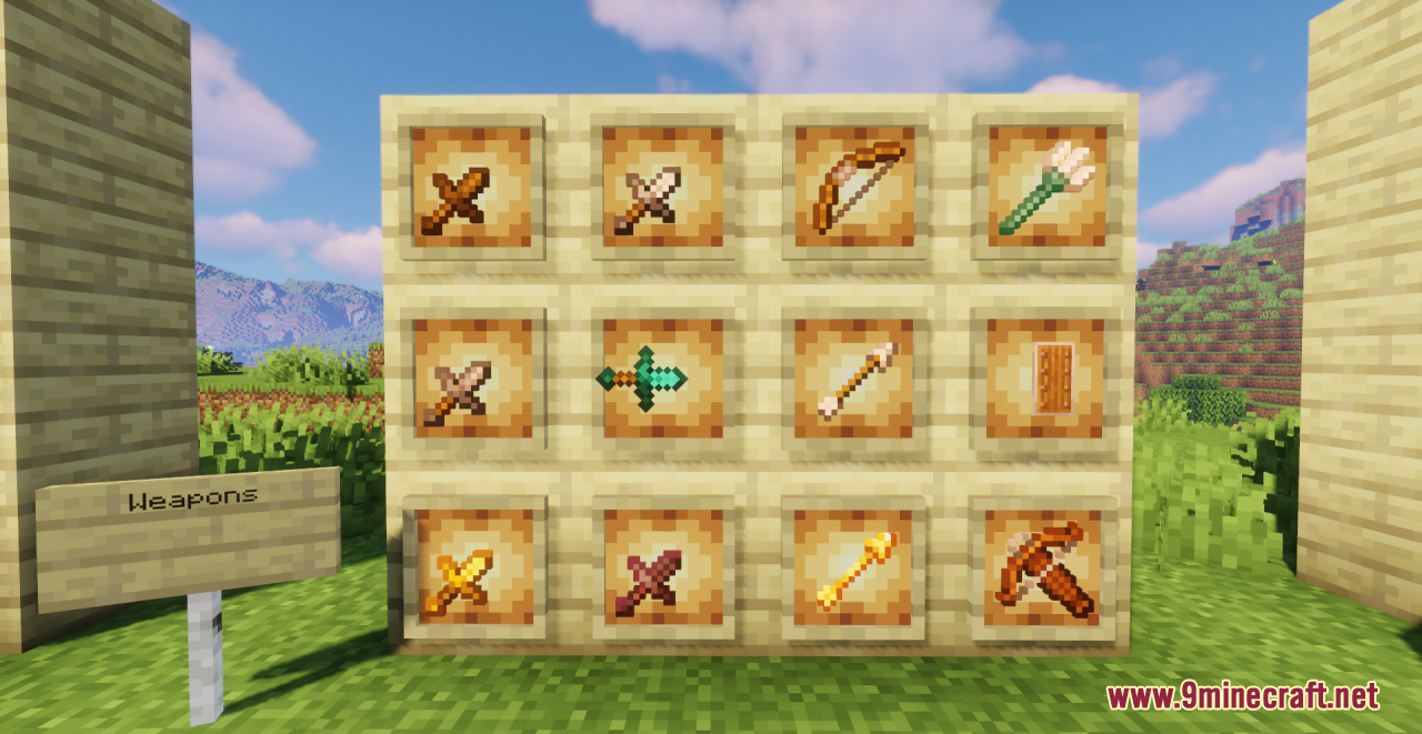 Tiny PVP Swords and Tools Resource Pack (1.21, 1.20.1) - Texture Pack 2